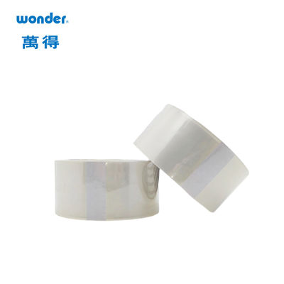 Anti Yellowing  BOPP Plain Tape , Crystal BOPP Sealing Tape 0.050mm
