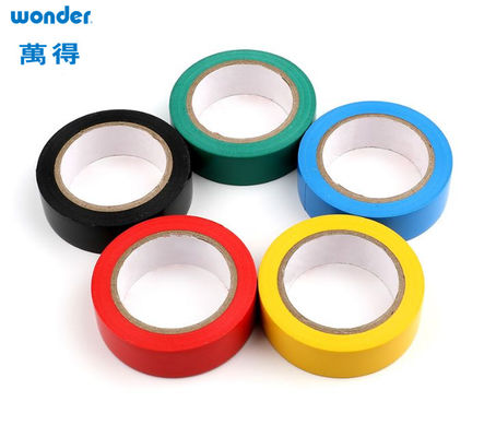 Voltage Resistant Matt PVC Adhesive Tapes White Flame Retardant   Cold Proof