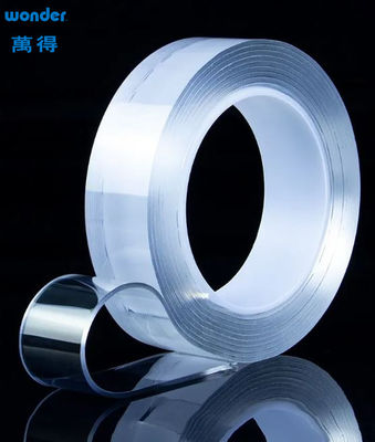 Clear Double Sided Gel Tape , Wonder NANO Sticky Gel Tape Eco Friendly