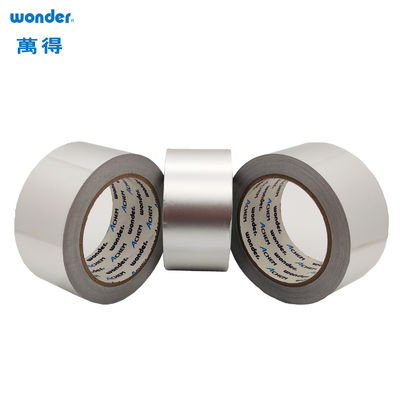 Heat Proof Aluminum Foil Repair Tape , Acrylic Adhesive Aluminum Pipe Tape