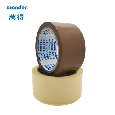 Brown BOPP Packaging Tape 100M Length Sustainable Transparent For Wrapping