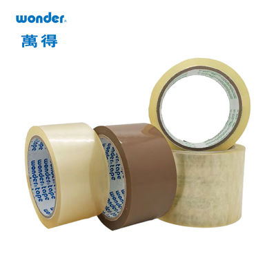 Clear BOPP Packaging Tape 50m Length Brown Temporary Repair Use