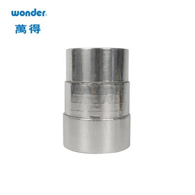 Silver High Temp Aluminum Foil Tape 0.057mm  Thickness Water Based Adhesive