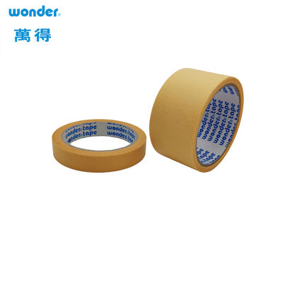 Strong Bonding Crepe Adhesive Tape , Silicone Masking Tape 3 Inch