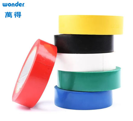 Voltage Resistant Matt PVC Adhesive Tapes White Flame Retardant   Cold Proof