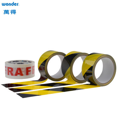 ODM Wonder PVC Electrical Insulation Tape , Yellow Black Flame Retardant PVC Tape