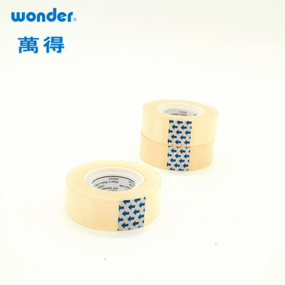 School Use BOPP Stationery Tape 3 Inch Box Packing Water Based Adhesive