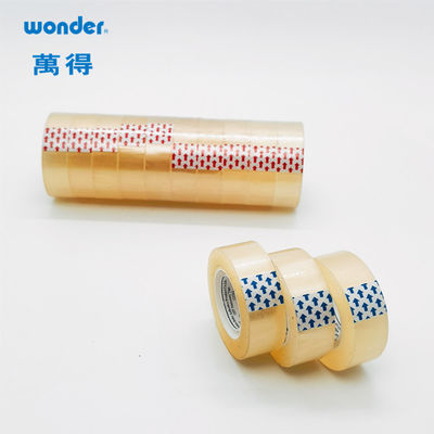 School Use Brown BOPP Self Adhesive Tape , Box Packaging Tape 0.038mm Thickness