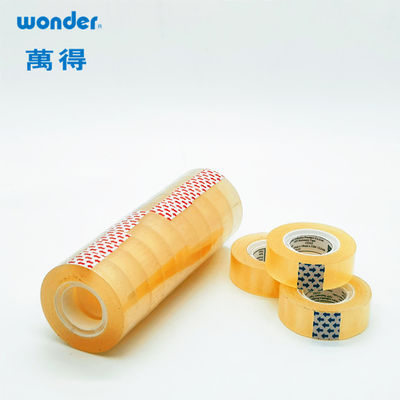 Bopp Water Based Stationery Adhesive Tape 24mm Width Yellowish