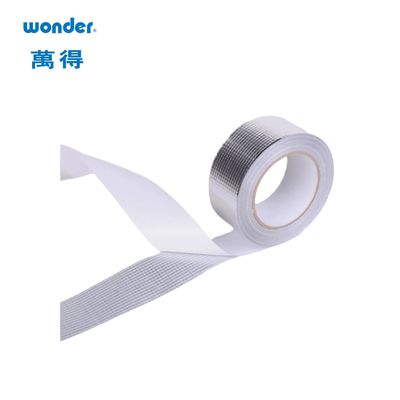 Metallic Silver 3 Inch Aluminum Foil Tape 70m Length ISO Certified