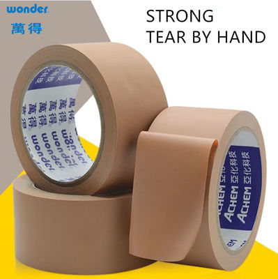 Carton Sealing PVC Adhesive Tapes Rubber Base Light Weight Packing