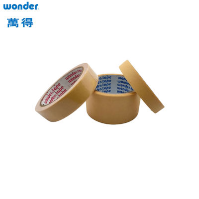 Heat Resistant Beige Crepe Paper Tape 36mm Width Temperature Resistant