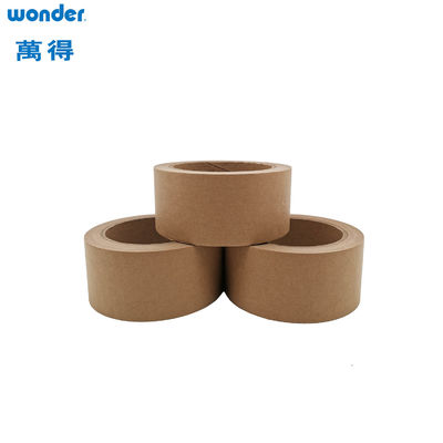 Degradable Brown Custom Printed Kraft Paper Tape Roll  Box Sealing