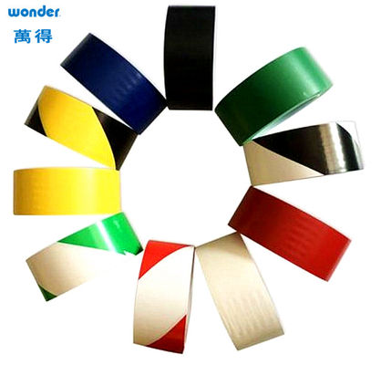 Detectable PVC Waterproof Sealing Tape , Floor Marking Barricade Warning Tape