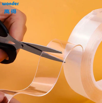 Strong Adhesive Reusable Nano Tape Roll Waterproof  Sticky Removed