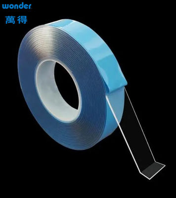 Clear Double Sided Gel Tape , Wonder NANO Sticky Gel Tape Eco Friendly