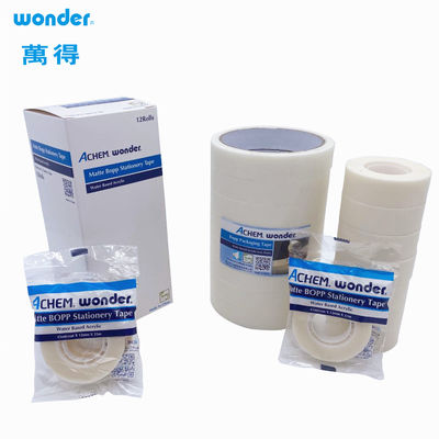 Transparent BOPP Stationery Tape for Labeling and Sealing Strong and Consistent Bond