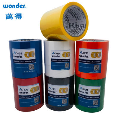 Low VOC BOPP Packaging Tape in Seven Colors for Environmentally Friendly Packaging