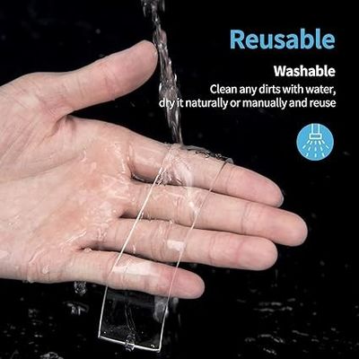 Nano Double Sided Adhesive Tape Washable Strong Sticky Reusable Transparent Tape for Household Industrial Mounting Tapes in Blister Packing