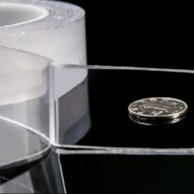 Transparent Nano Tape Roll Strong and Reusable Adhesive for Household and Industrial Applications,2mm Thickness