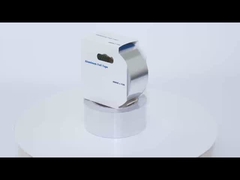 Silver Thermal Aluminum Foil Tape 0.1mm Thickness Strong Adhesion
