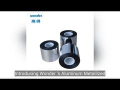 Metalized Film Type BOPP Packaging Tape  0.055mm Heat Preservation